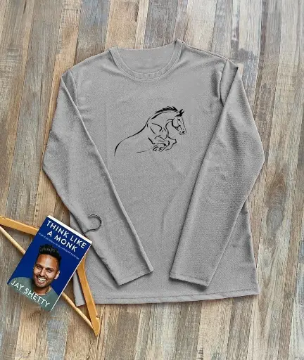 MEN'S EXCLUSIVE STYLISH DESIGN PRINTED FULL SLEEVE T-SHIRT